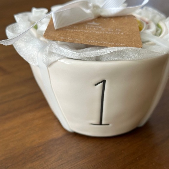 Rae Dunn Disney Cinderella Cream and Sugar Tea Time and Measuring Cups Set - Picture 6 of 7